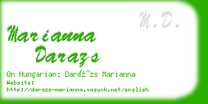 marianna darazs business card